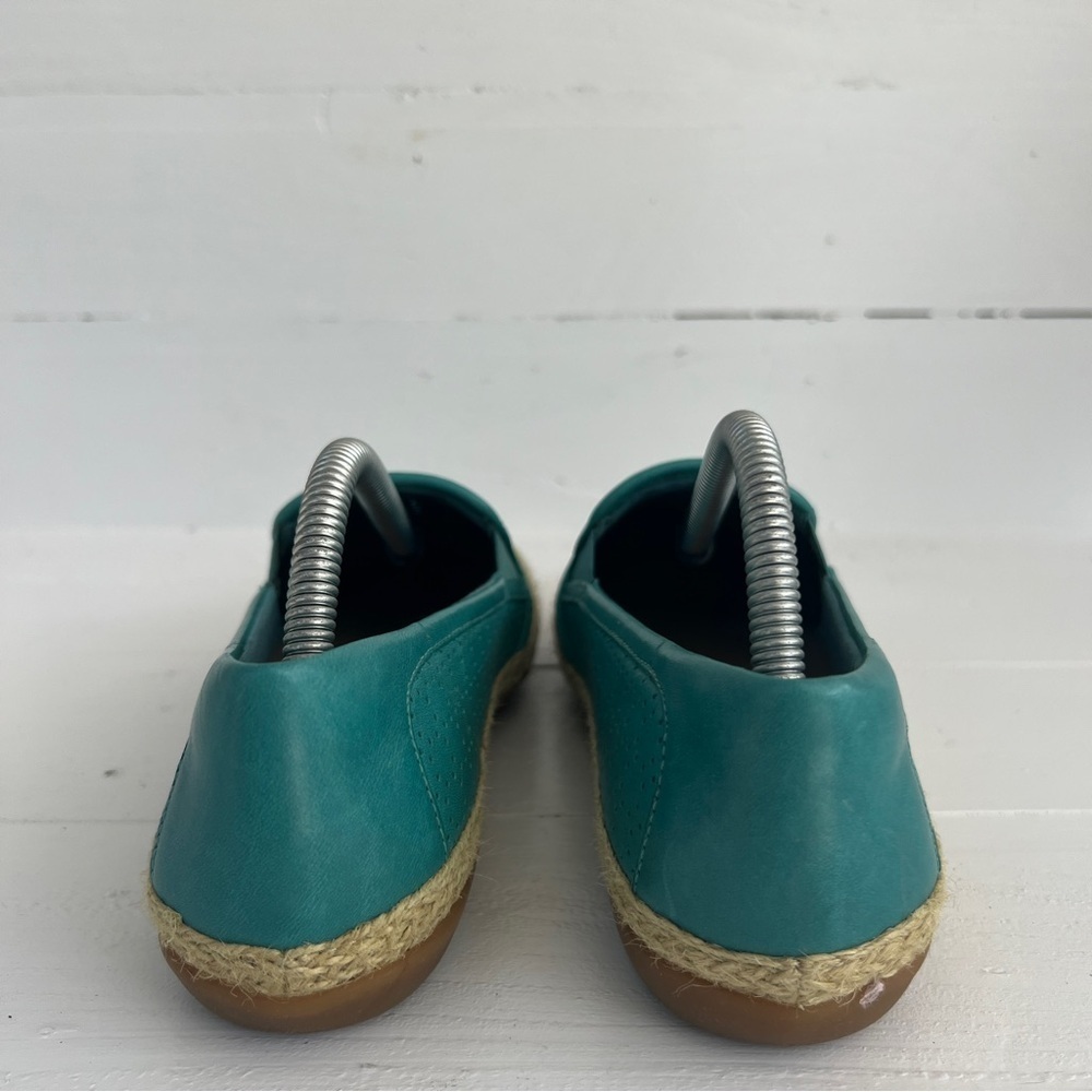 Clarks Collection Teal Blue Slip On Espadrilles Women's 5.5 M Flats 261344764030 - Picture 4 of 8